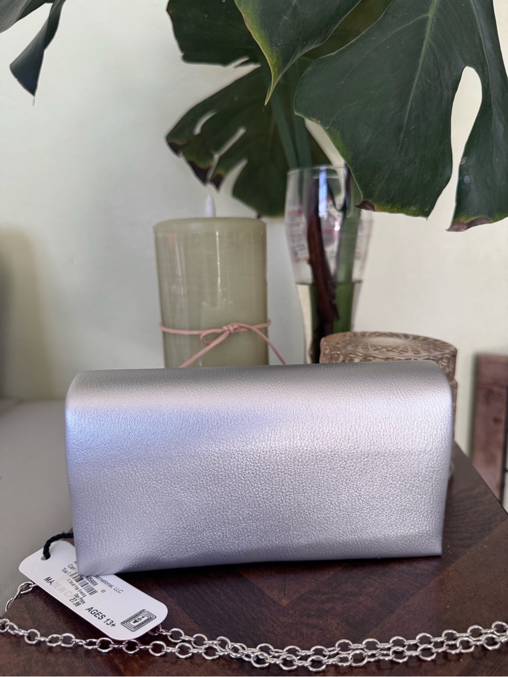 Silver Crossbody Clutch - Women Bags